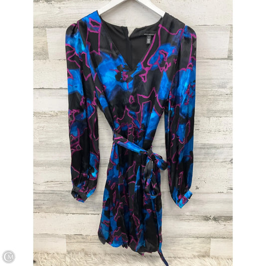 Dress Casual Short By White House Black Market In Black & Blue, Size: S