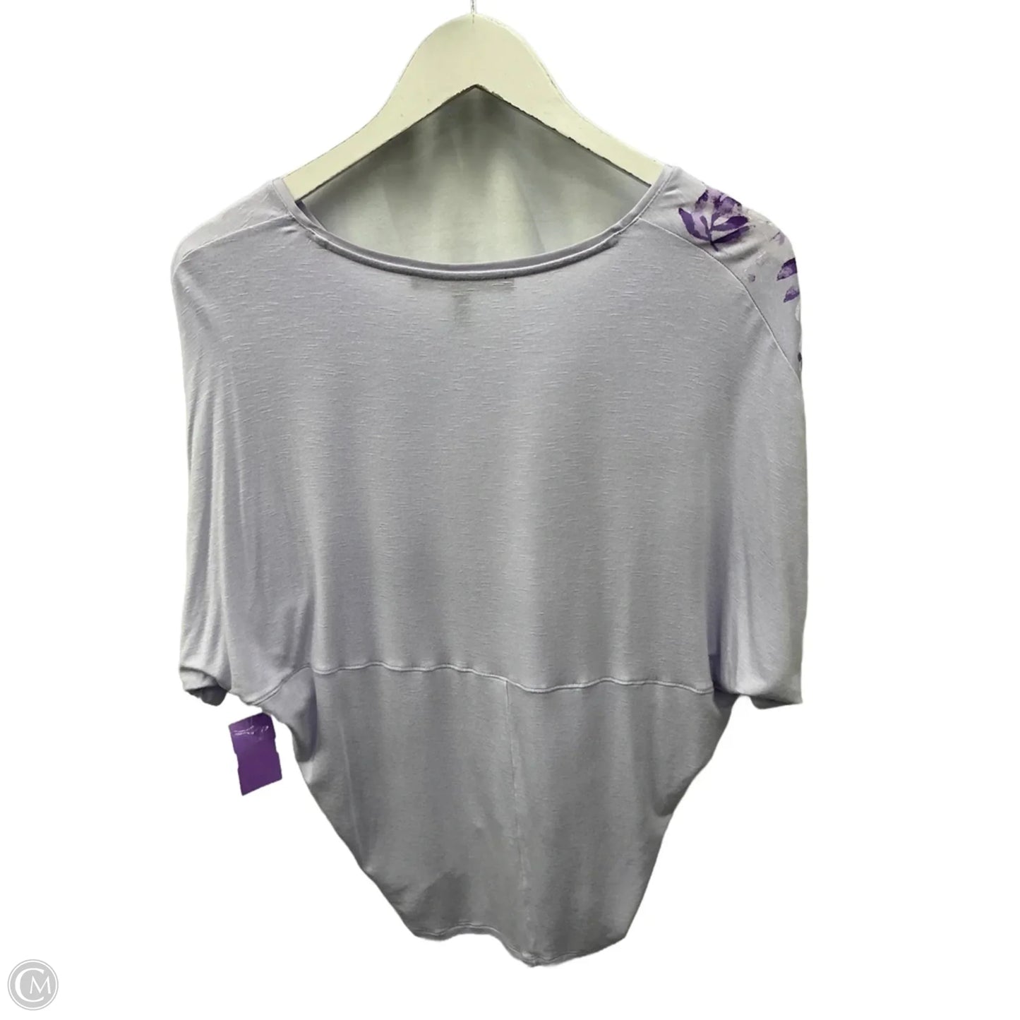 Top Short Sleeve By White House Black Market In Purple, Size: Xxs