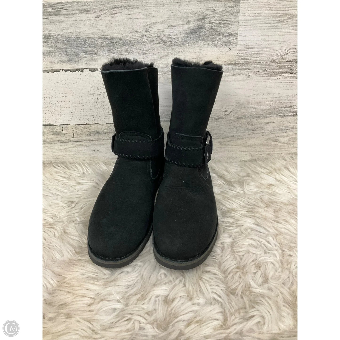 Boots Designer By Ugg In Black, Size: 7