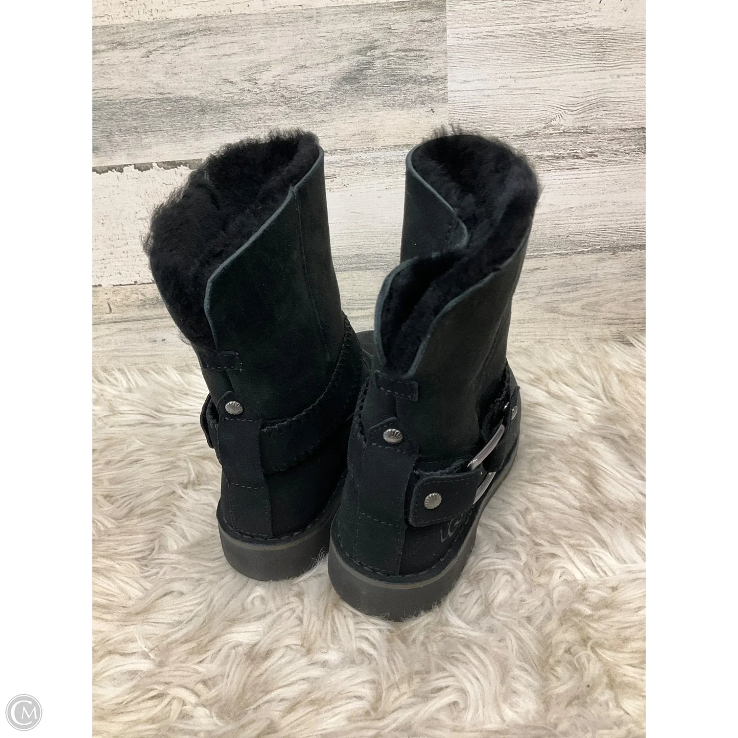 Boots Designer By Ugg In Black, Size: 7