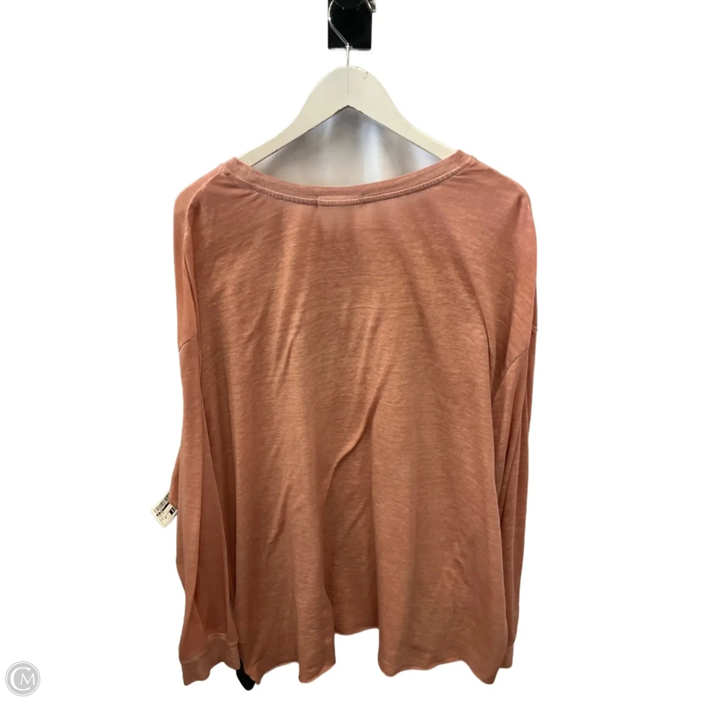 Top Long Sleeve By C And C In Pink, Size: 2x