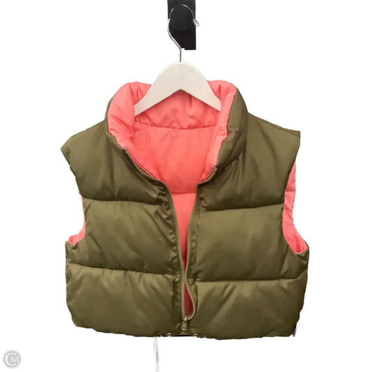 Vest Puffer & Quilted By Clothes Mentor In Green, Size: M