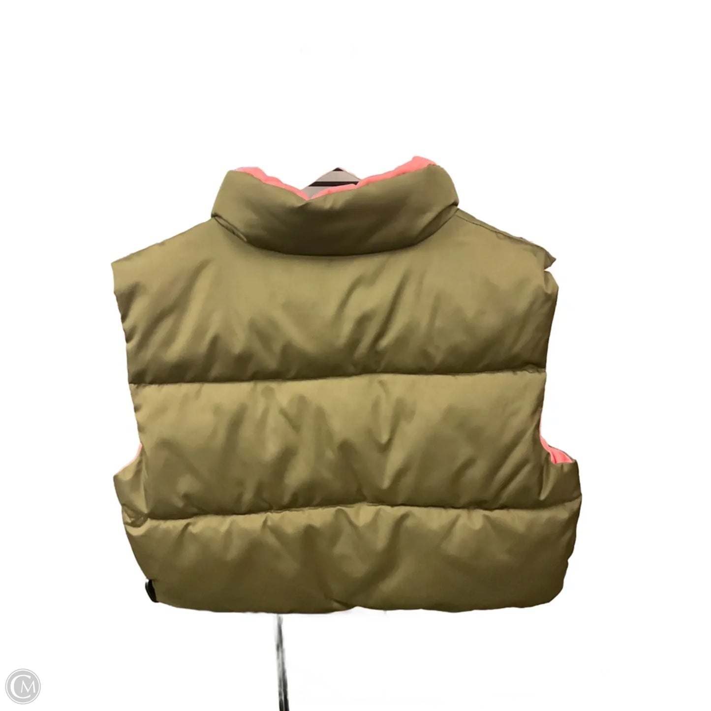 Vest Puffer & Quilted By Clothes Mentor In Green, Size: M