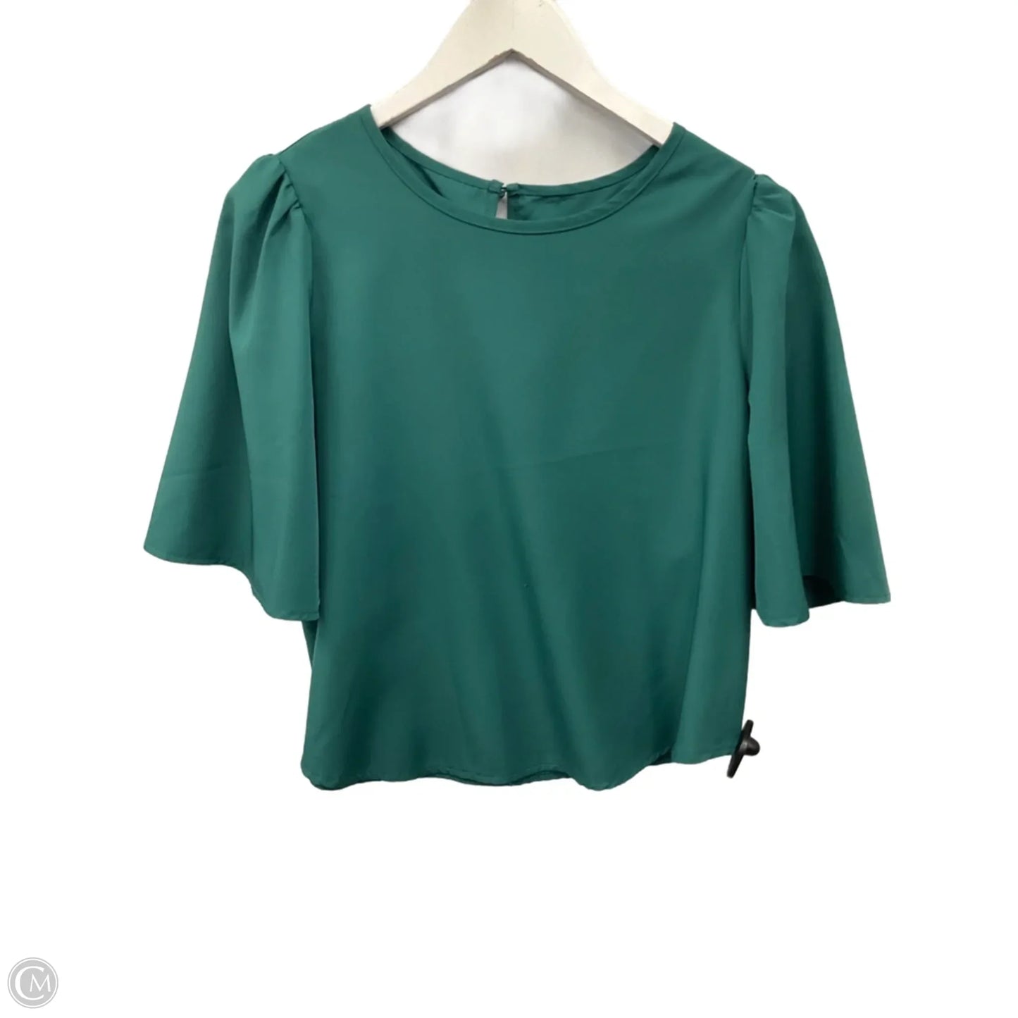 Top Short Sleeve By Clothes Mentor In Green, Size: M