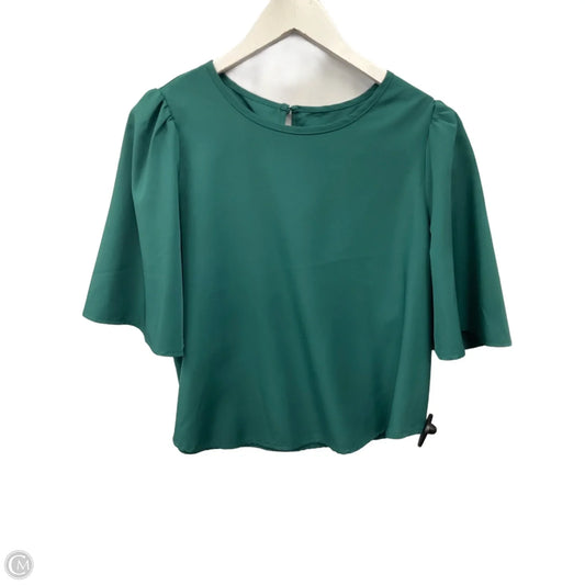 Top Short Sleeve By Clothes Mentor In Green, Size: M