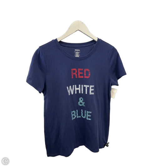 Top Short Sleeve By Clothes Mentor In Blue, Size: S