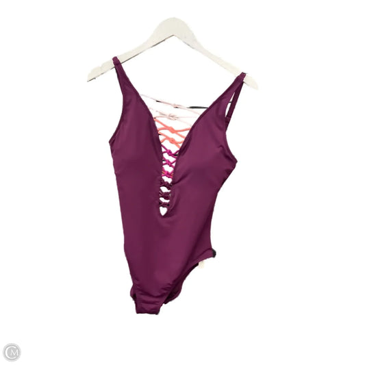 Swimsuit By Bleu In Purple, Size: M