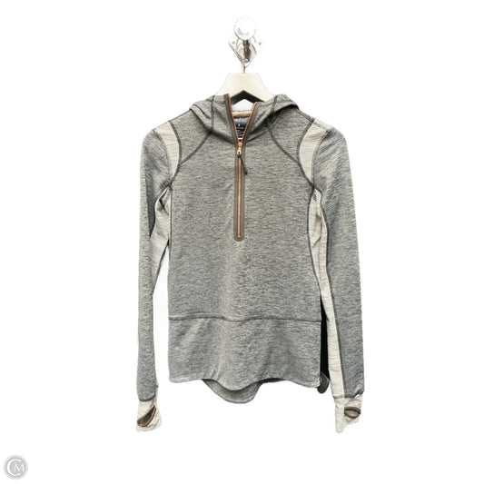 Athletic Top Long Sleeve Collar By Lukka In Black, Size: S