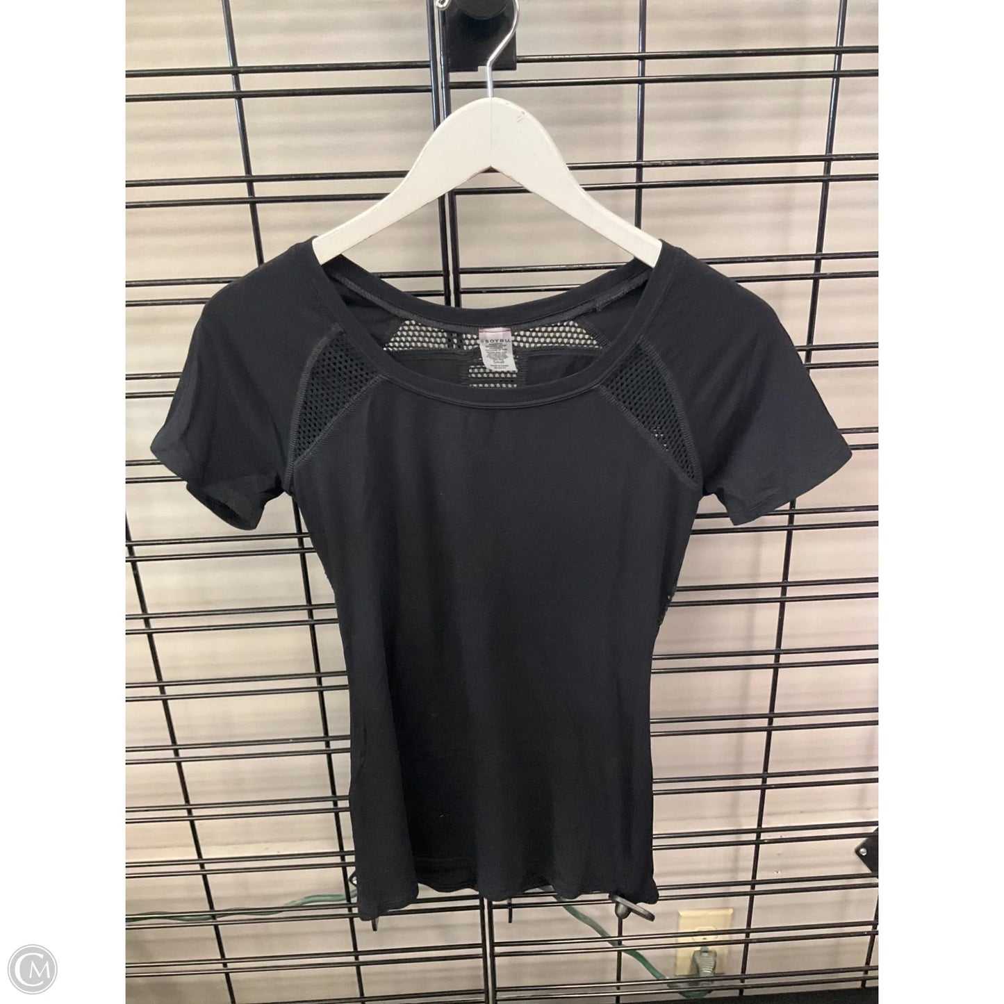 Top Short Sleeve By Soybu In Black, Size: S