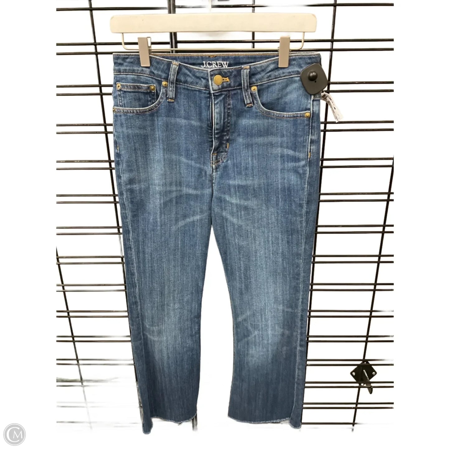 Jeans Flared By J. Crew In Blue Denim, Size: 0p