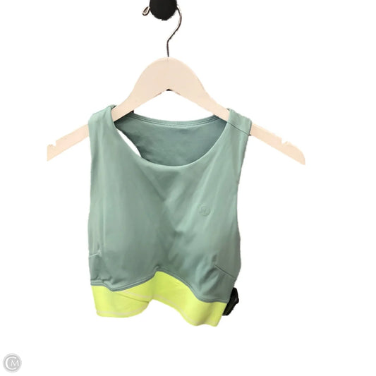 Athletic Bra By Lululemon In Green, Size: 6