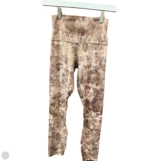 Athletic Leggings By Lululemon In Brown, Size: 4