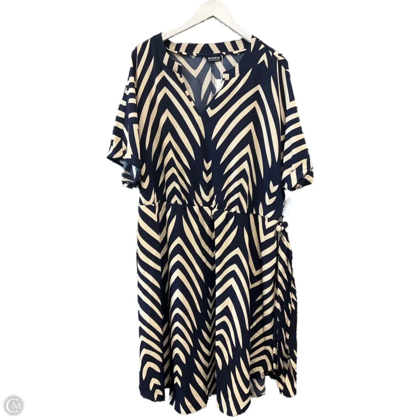 Dress Casual Midi By Clothes Mentor In Navy, Size: 3x