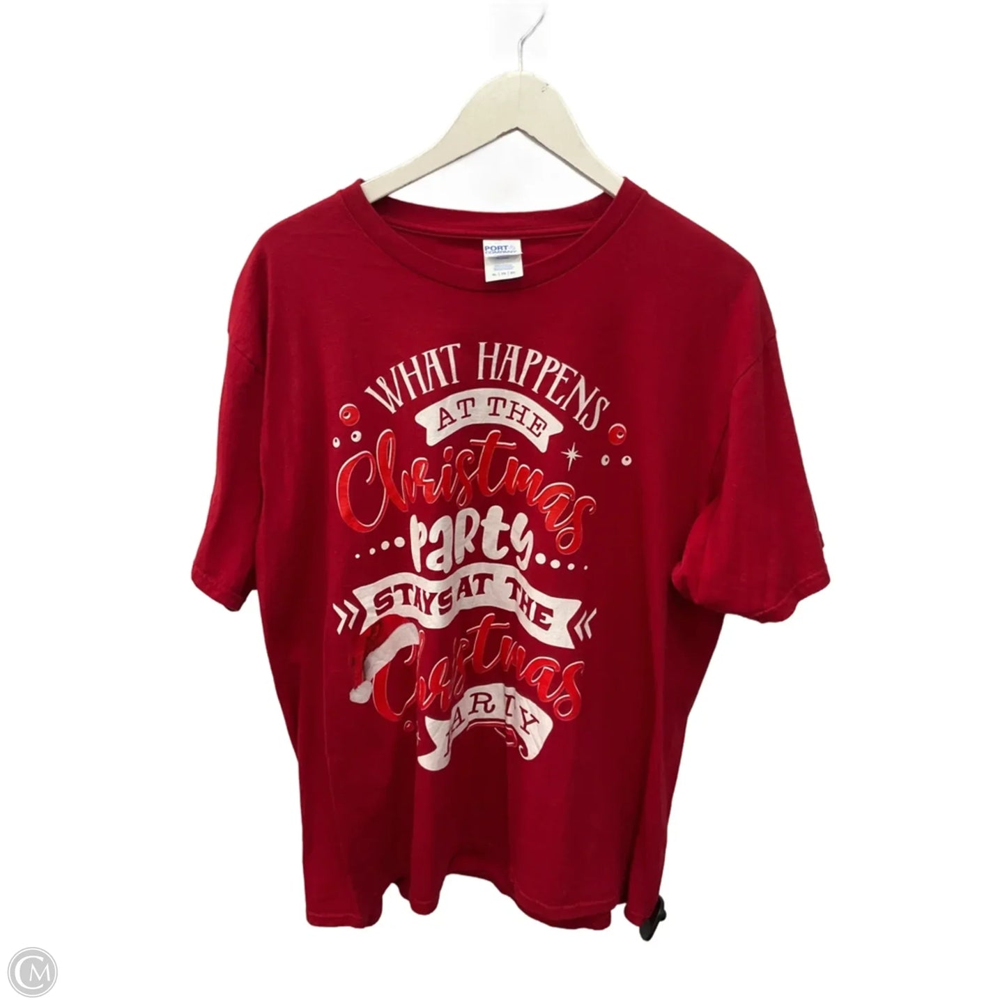 Top Short Sleeve By Clothes Mentor In Red, Size: Xl