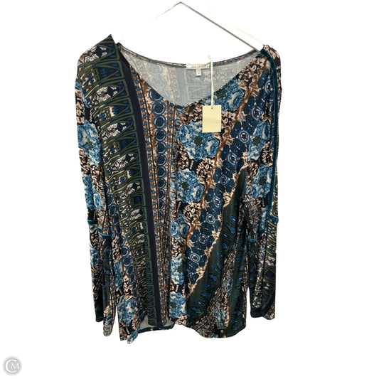 Top Long Sleeve By Ava James In Multi-colored, Size: 3x