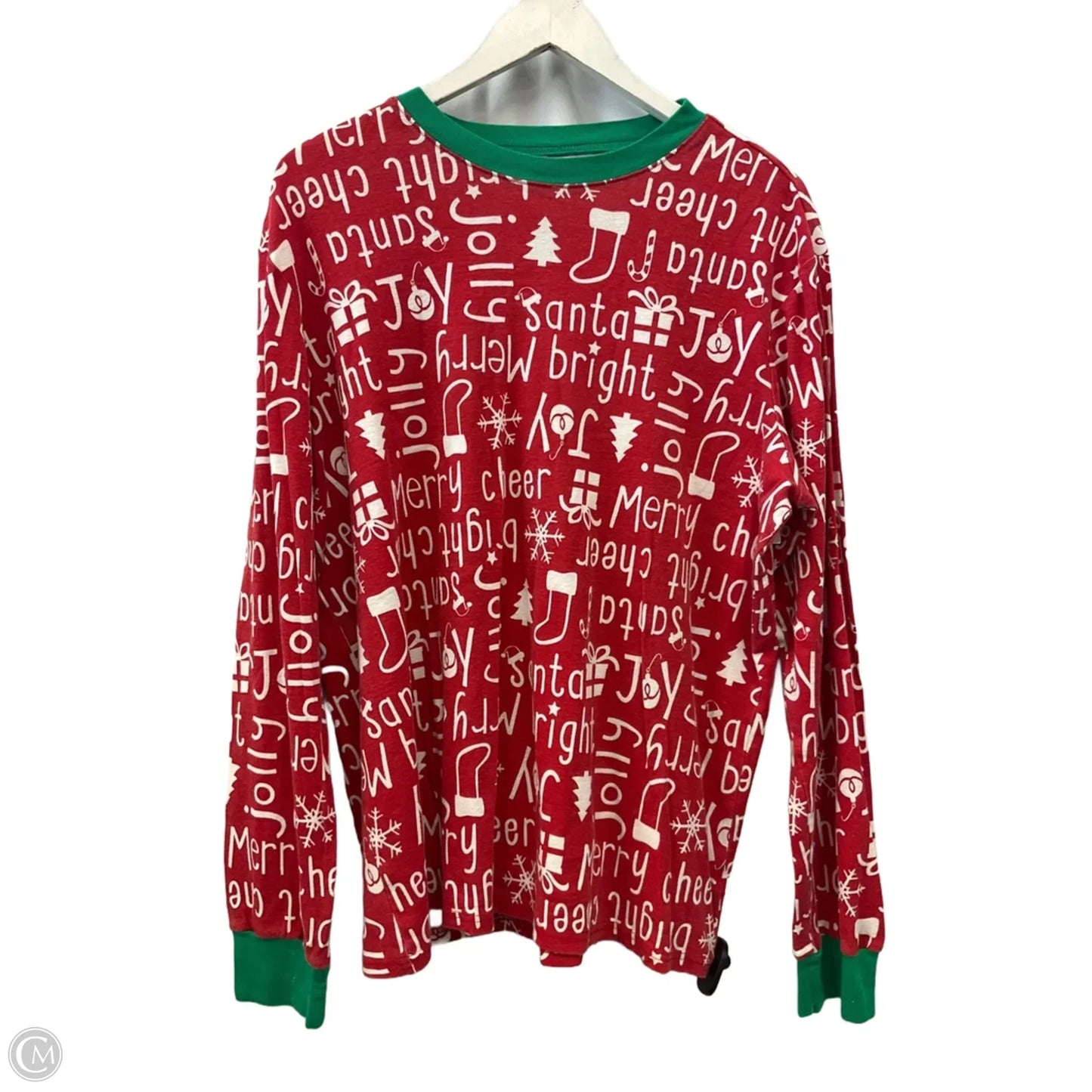 Pajamas 2pc By Clothes Mentor In Red & White, Size: Xxl