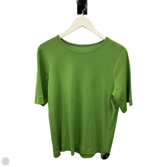 Top Short Sleeve By Chicos In Green, Size: L