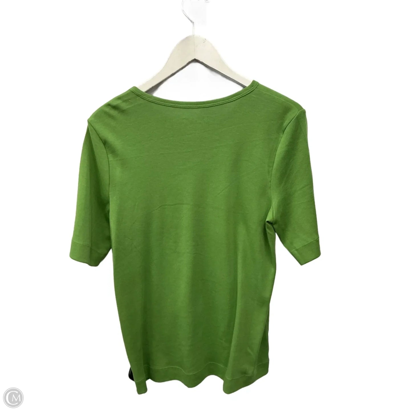 Top Short Sleeve By Chicos In Green, Size: L