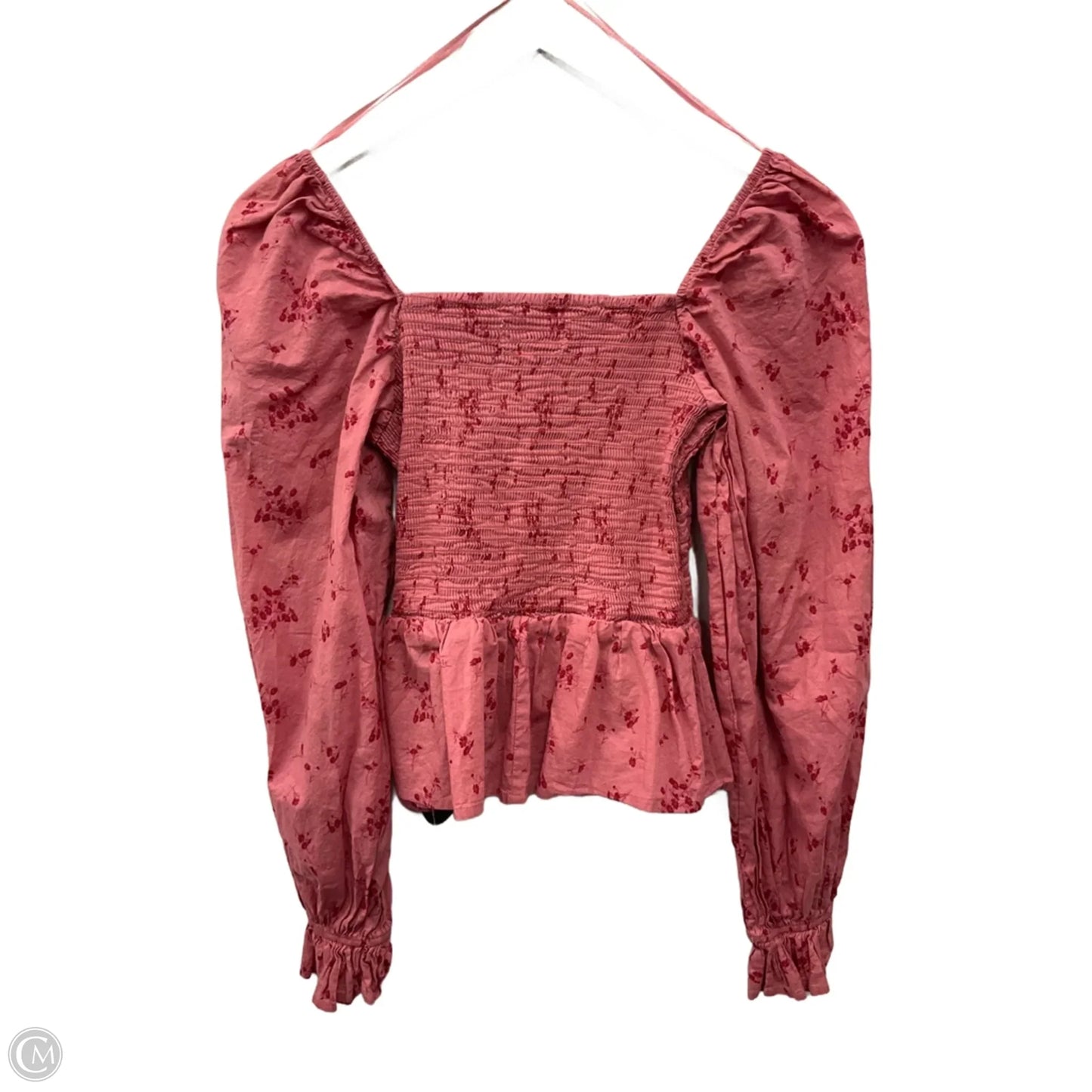 Top Long Sleeve By Clothes Mentor In Pink & Red, Size: L