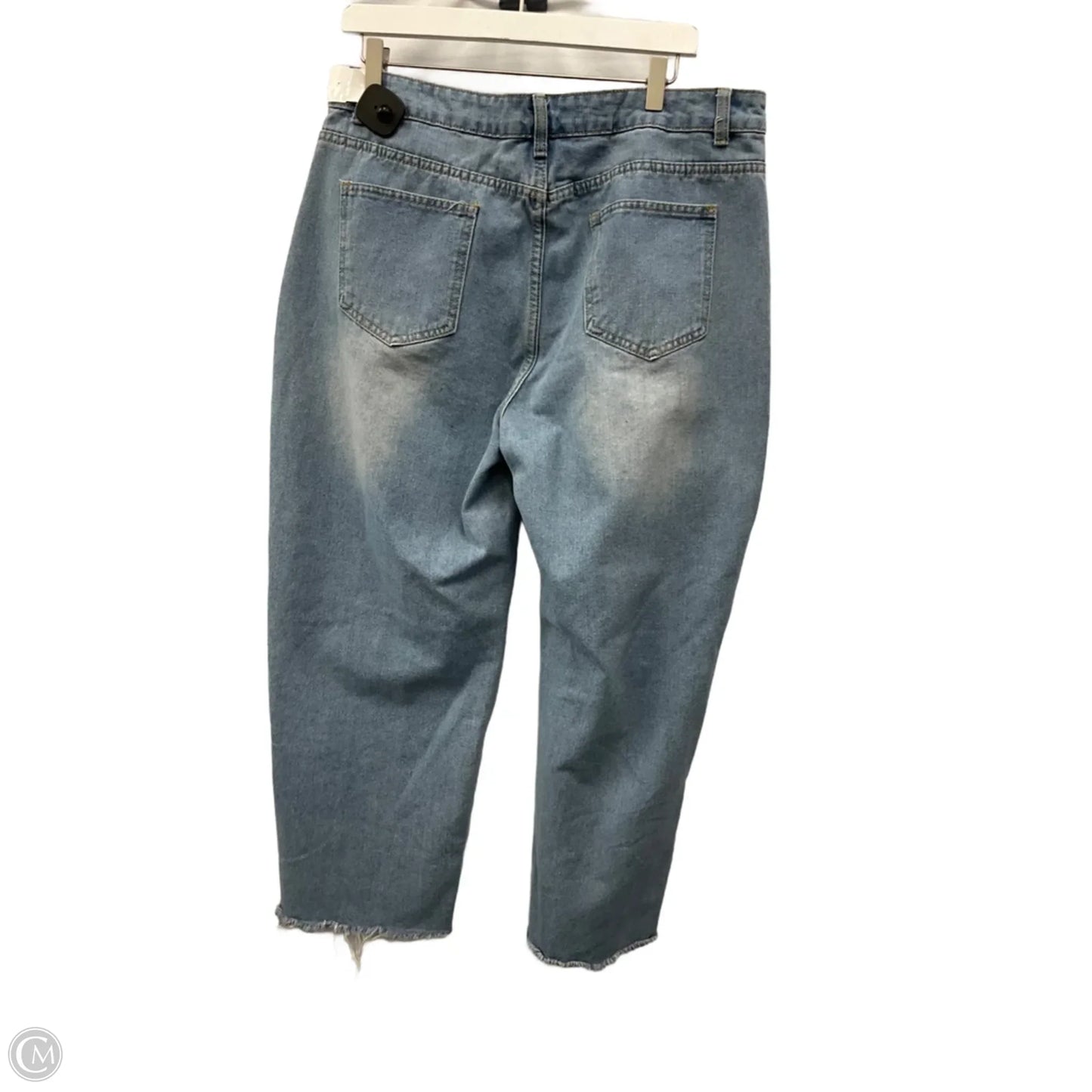 Jeans Cropped By Clothes Mentor In Blue Denim, Size: 14