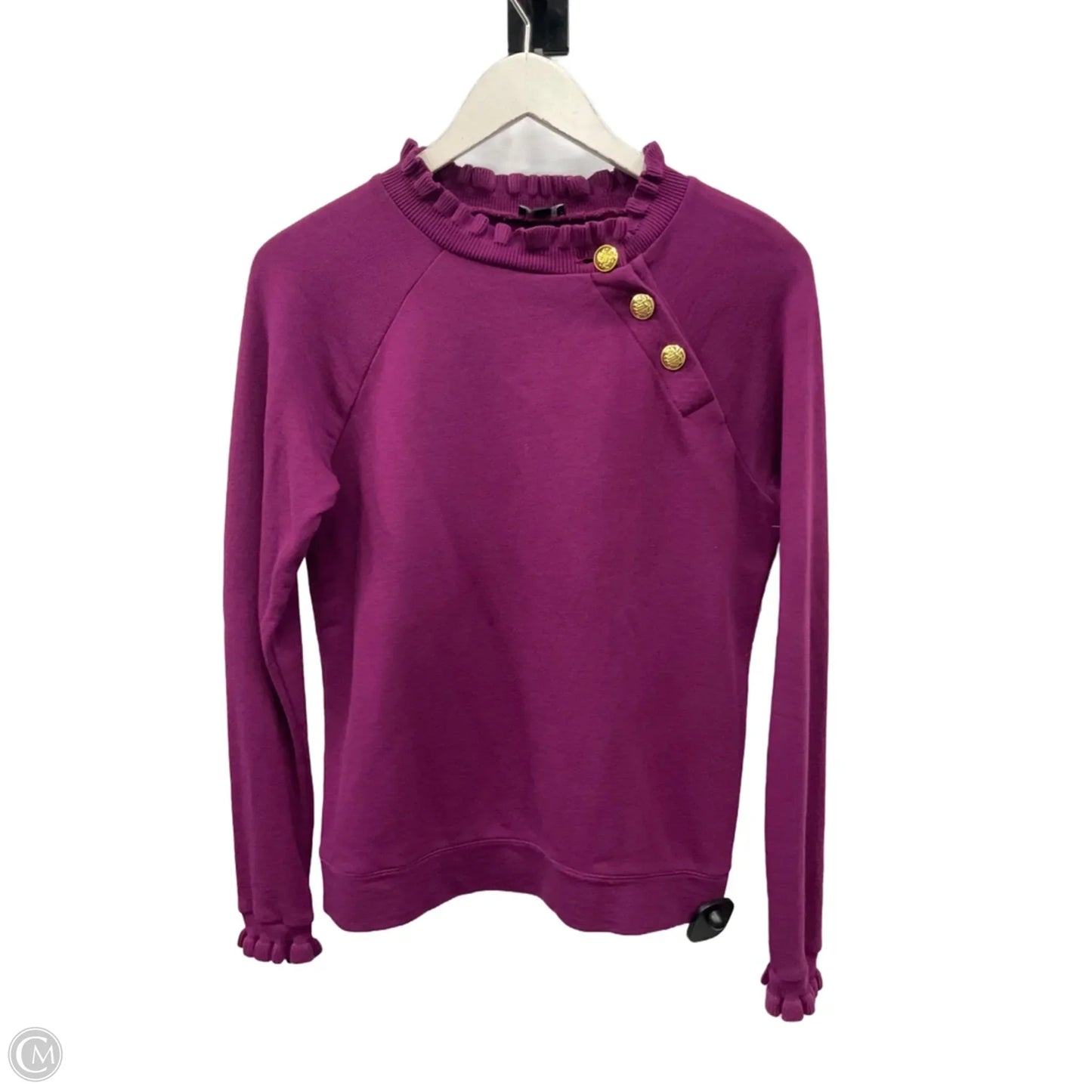Top Long Sleeve By Talbots In Purple, Size: Xs