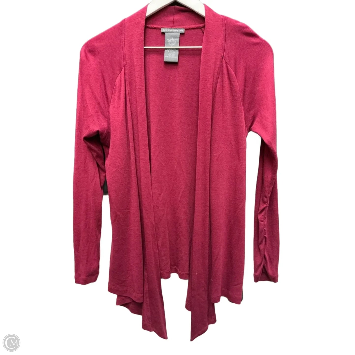 Sweater Cardigan By Chelsea And Theodore In Red, Size: M