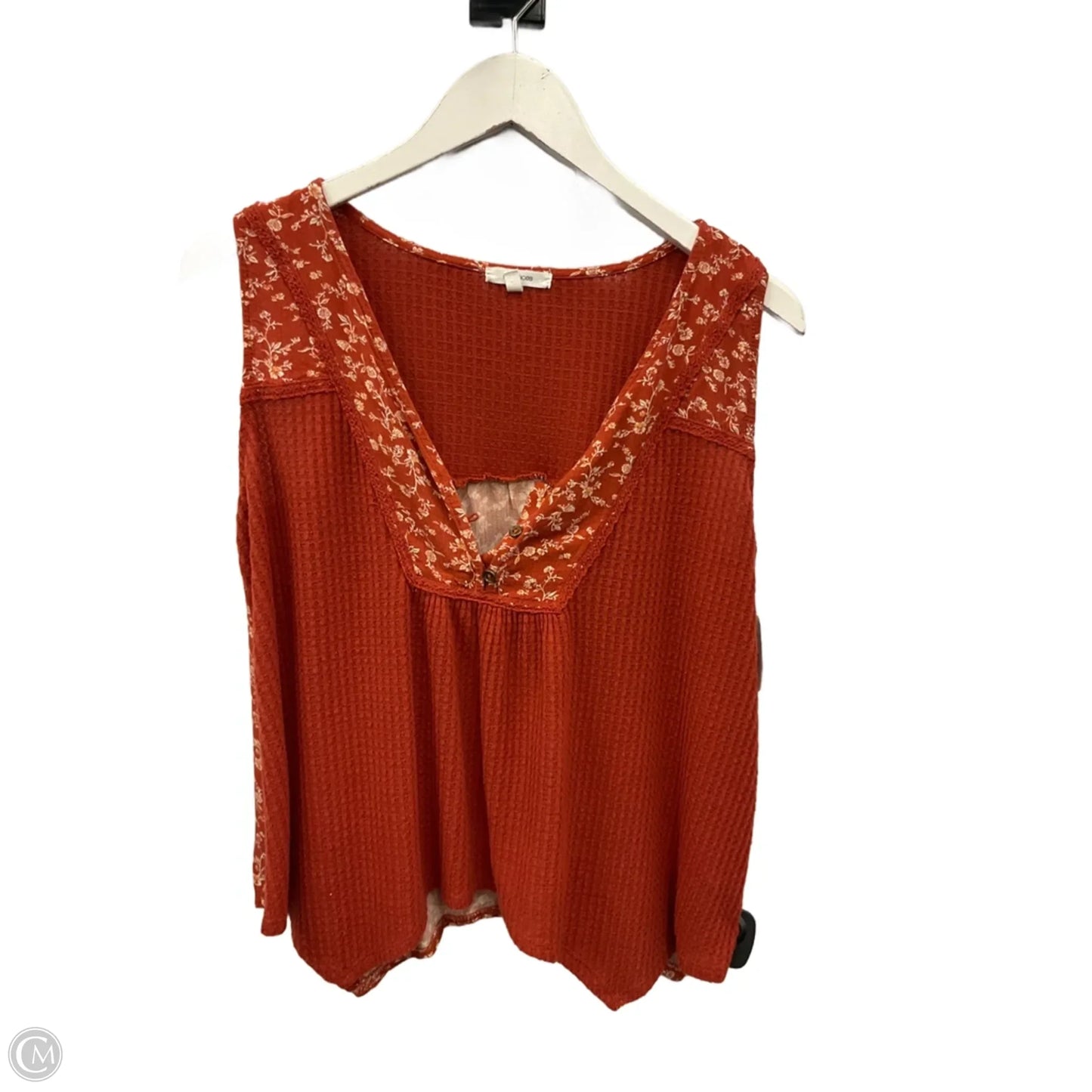Top Sleeveless By Maurices In Orange, Size: M