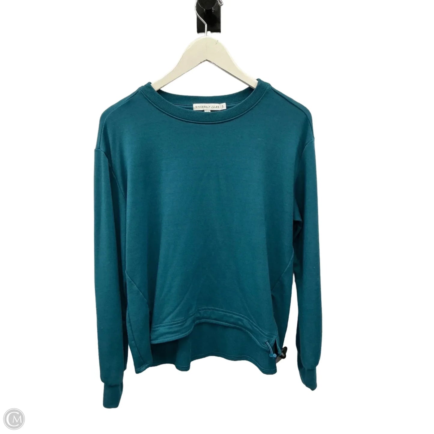 Top Long Sleeve By Clothes Mentor In Teal, Size: S