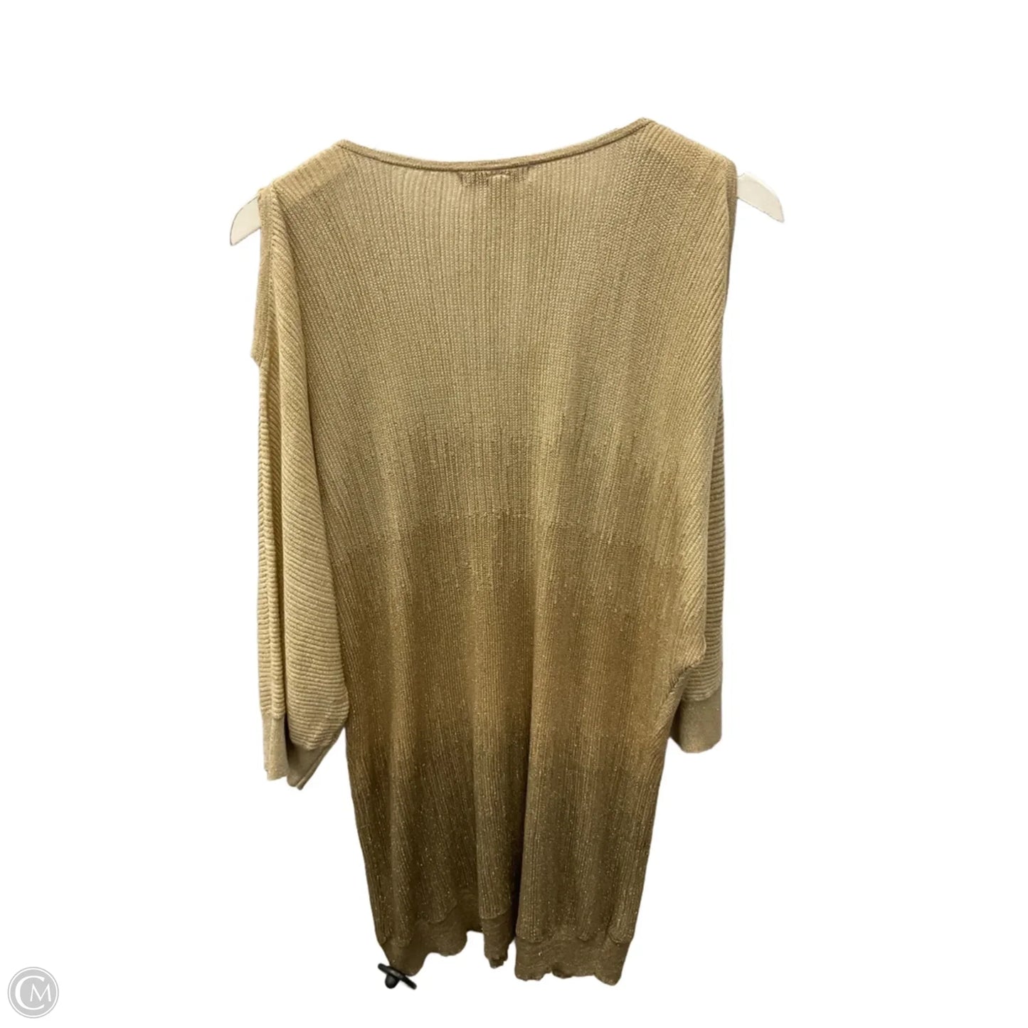 Top Long Sleeve By Dressbarn In Gold, Size: 3x