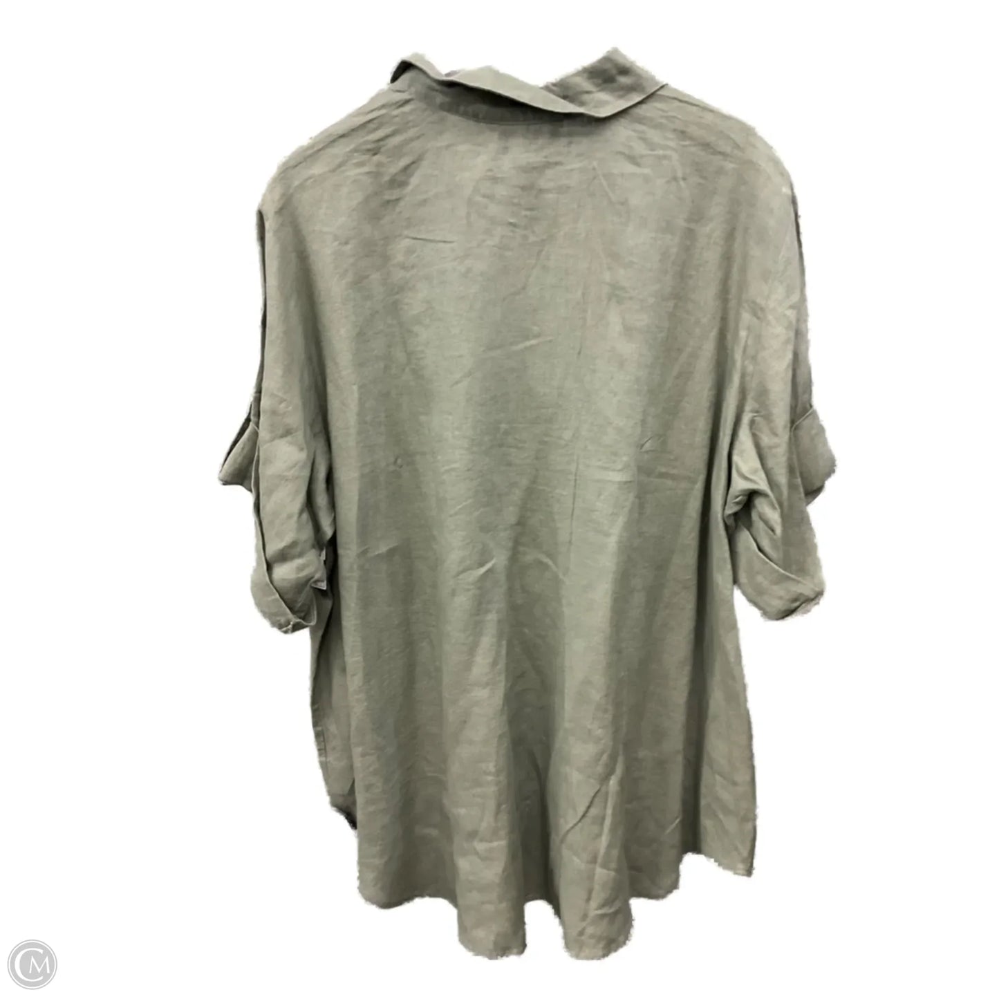 Top Short Sleeve By Ellen Tracy In Green, Size: 3x