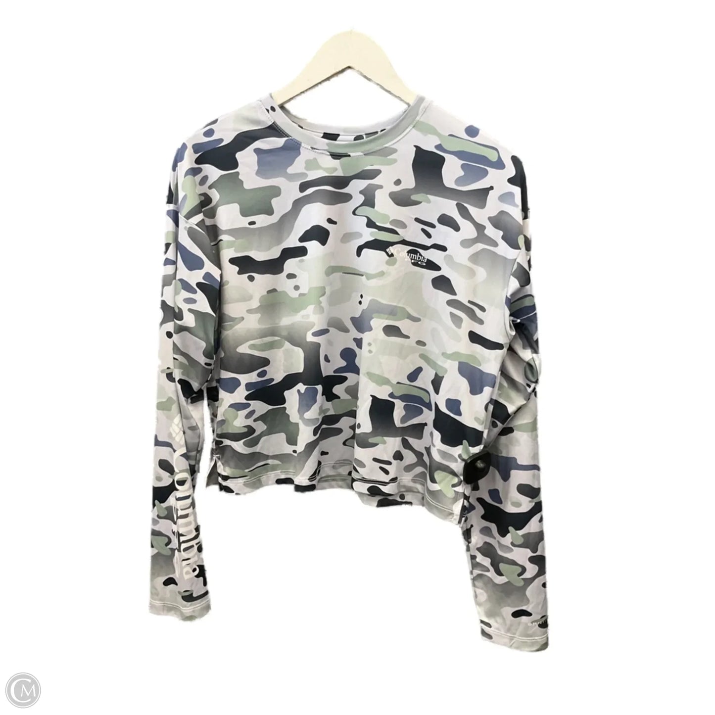 Athletic Top Long Sleeve Crewneck By Columbia In Grey, Size: M