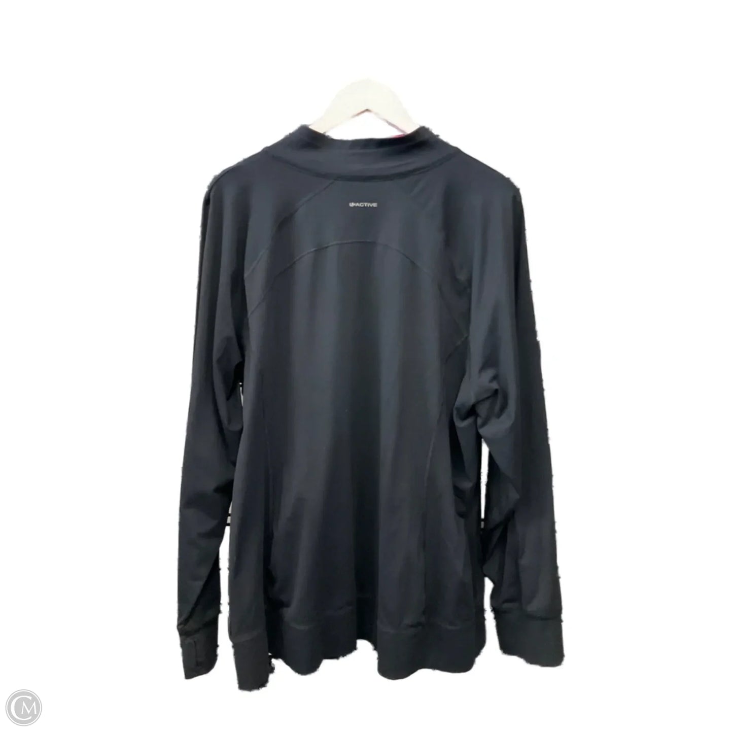 Athletic Jacket By Clothes Mentor In Black, Size: 3x