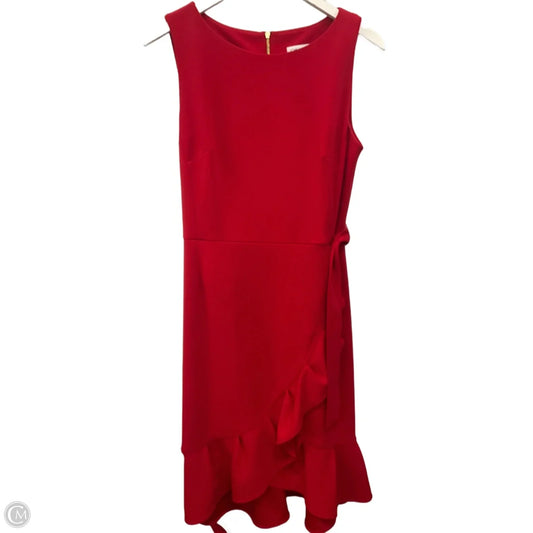 Dress Party Midi By Calvin Klein In Red, Size: L
