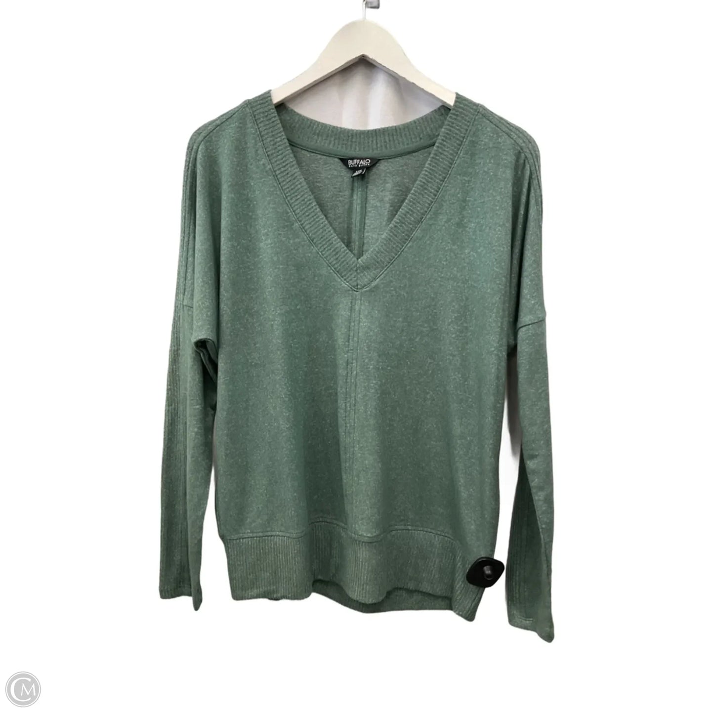 Top Long Sleeve By Buffalo David Bitton In Green, Size: S