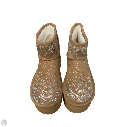 Boots Ankle Flats By Madden Girl In Tan, Size: 6