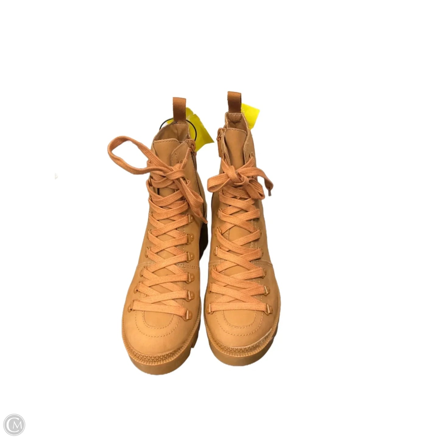 Boots Ankle Heels By Schutz In Brown, Size: 6