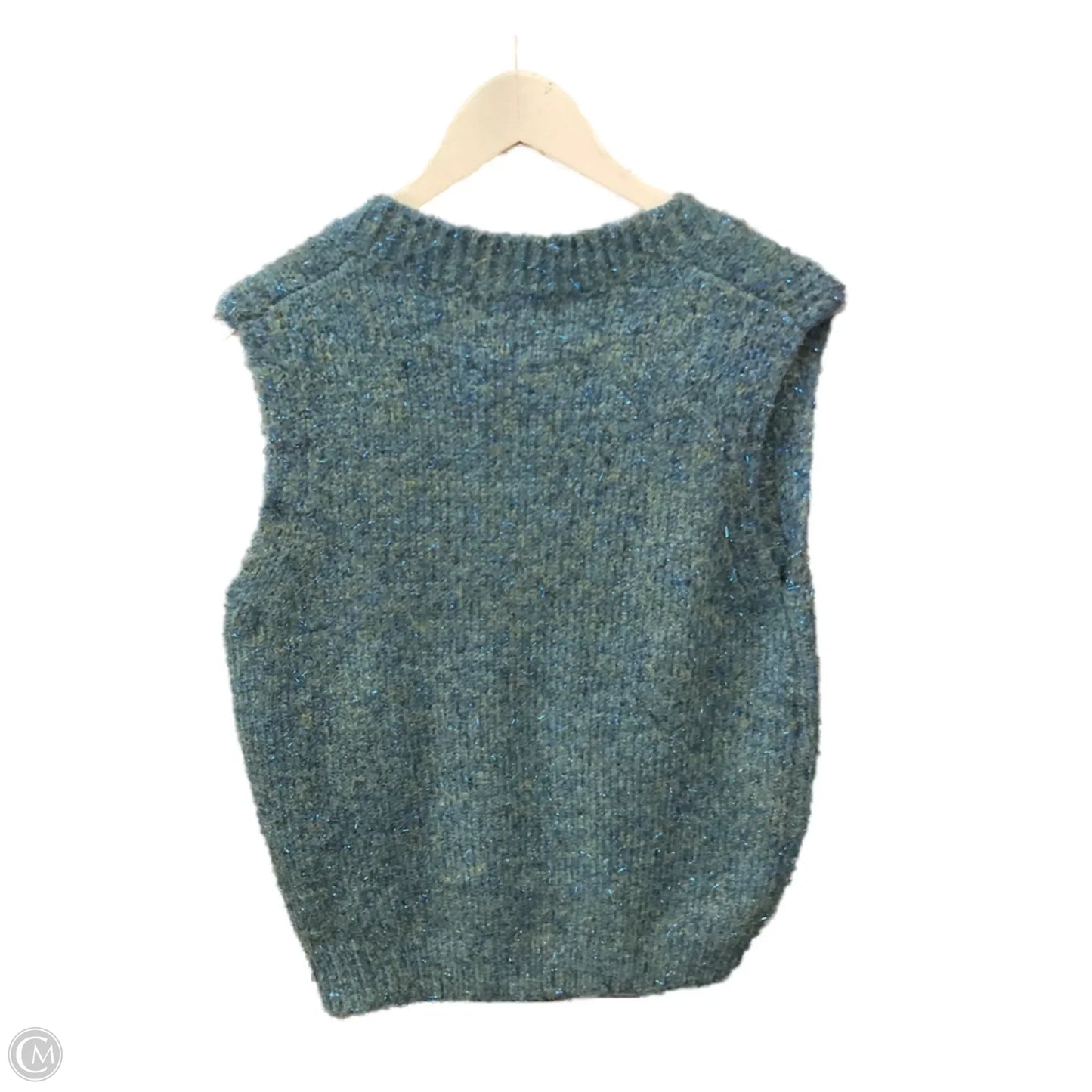 Vest Sweater By Molly Bracken In Blue, Size: L