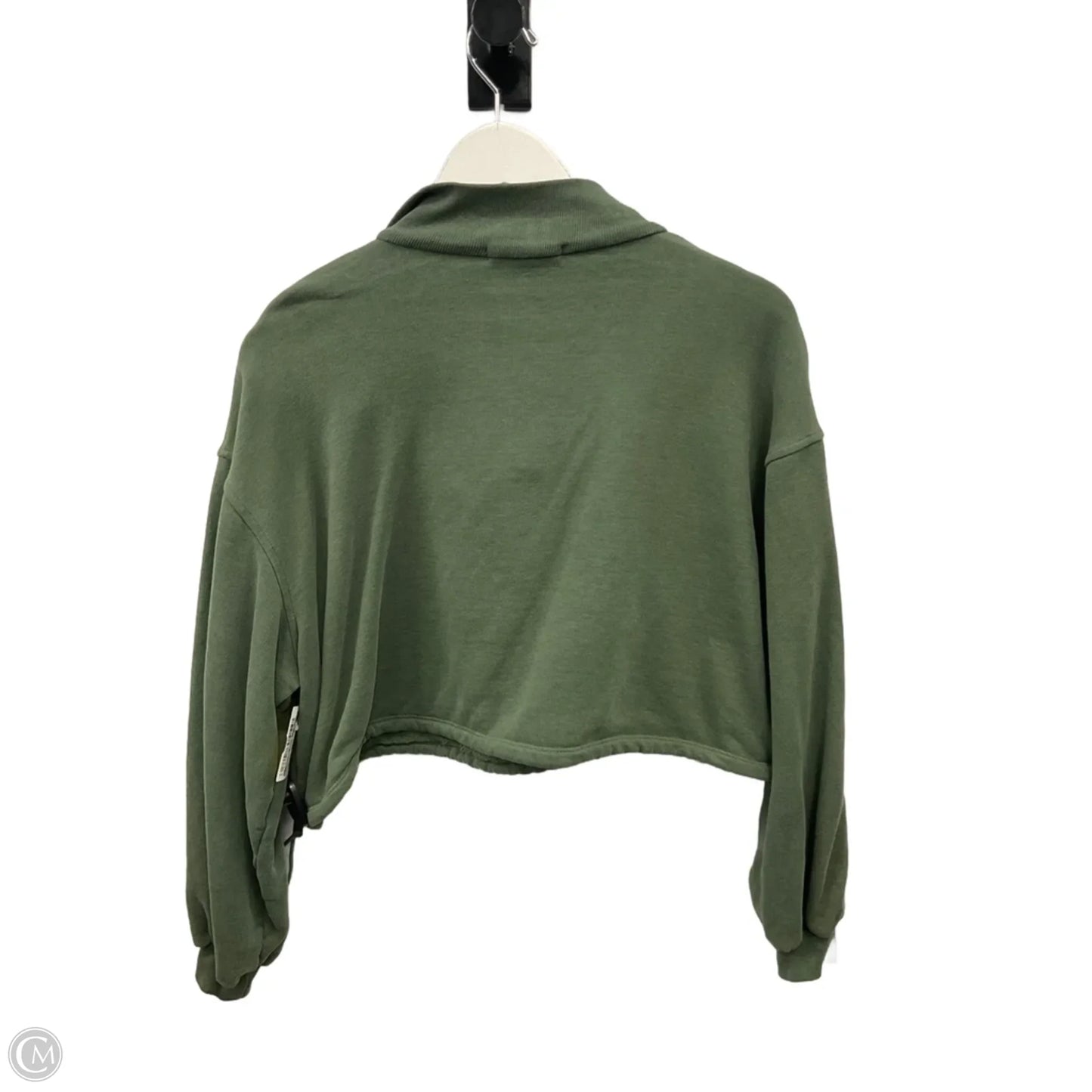 Sweatshirt Collar By Clothes Mentor In Green, Size: Xs