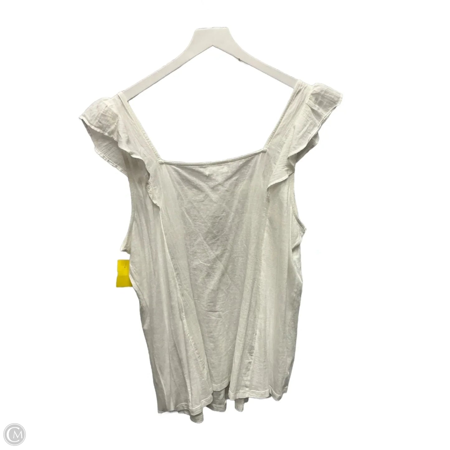 Top Short Sleeve By Maurices In White, Size: 2x