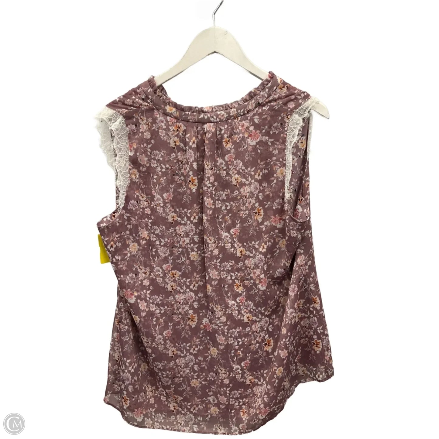 Top Sleeveless By White House Black Market In Purple, Size: L