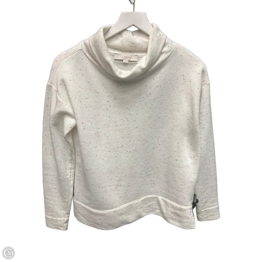 Top Long Sleeve By Loft In Cream, Size: Xs