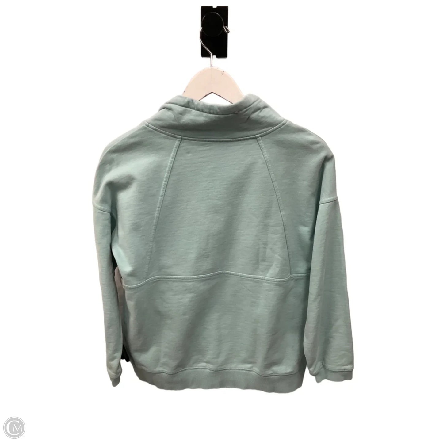 Sweatshirt Collar By Clothes Mentor In Aqua, Size: S