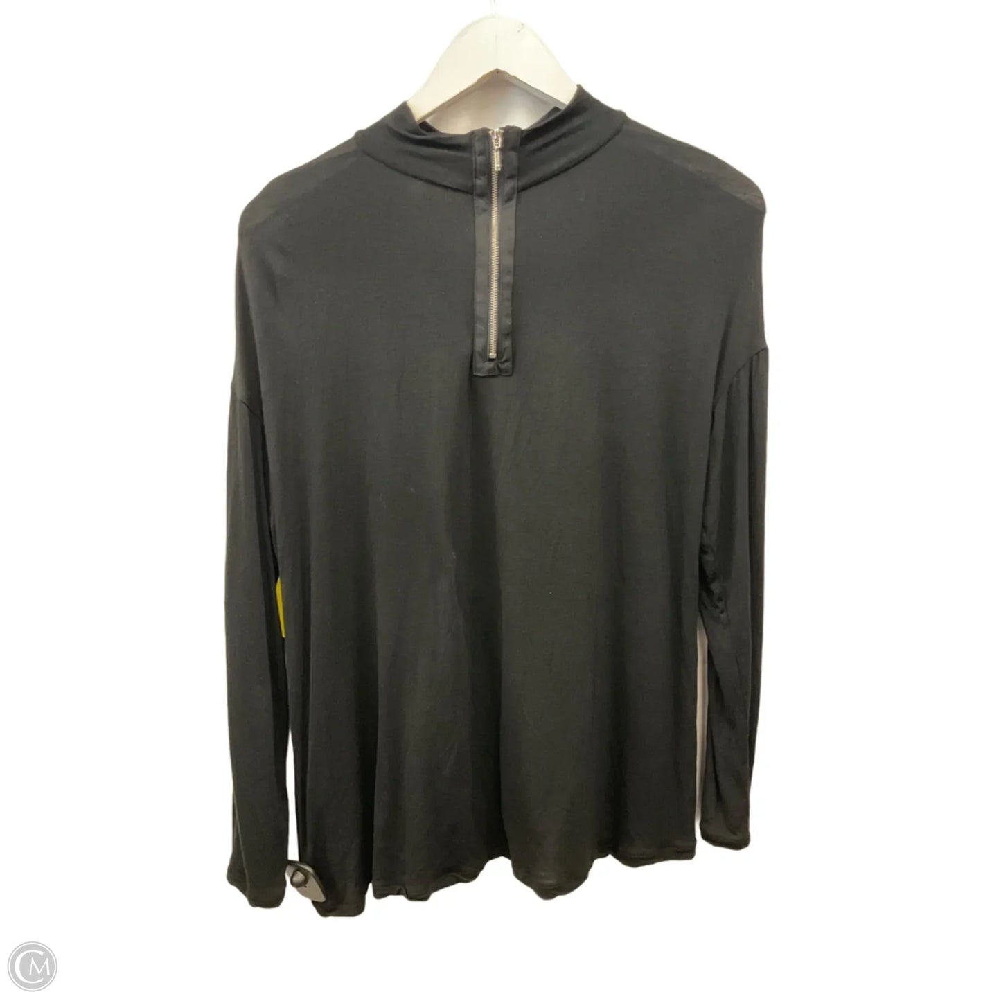 Top Long Sleeve Basic By T Tahari In Black, Size: M