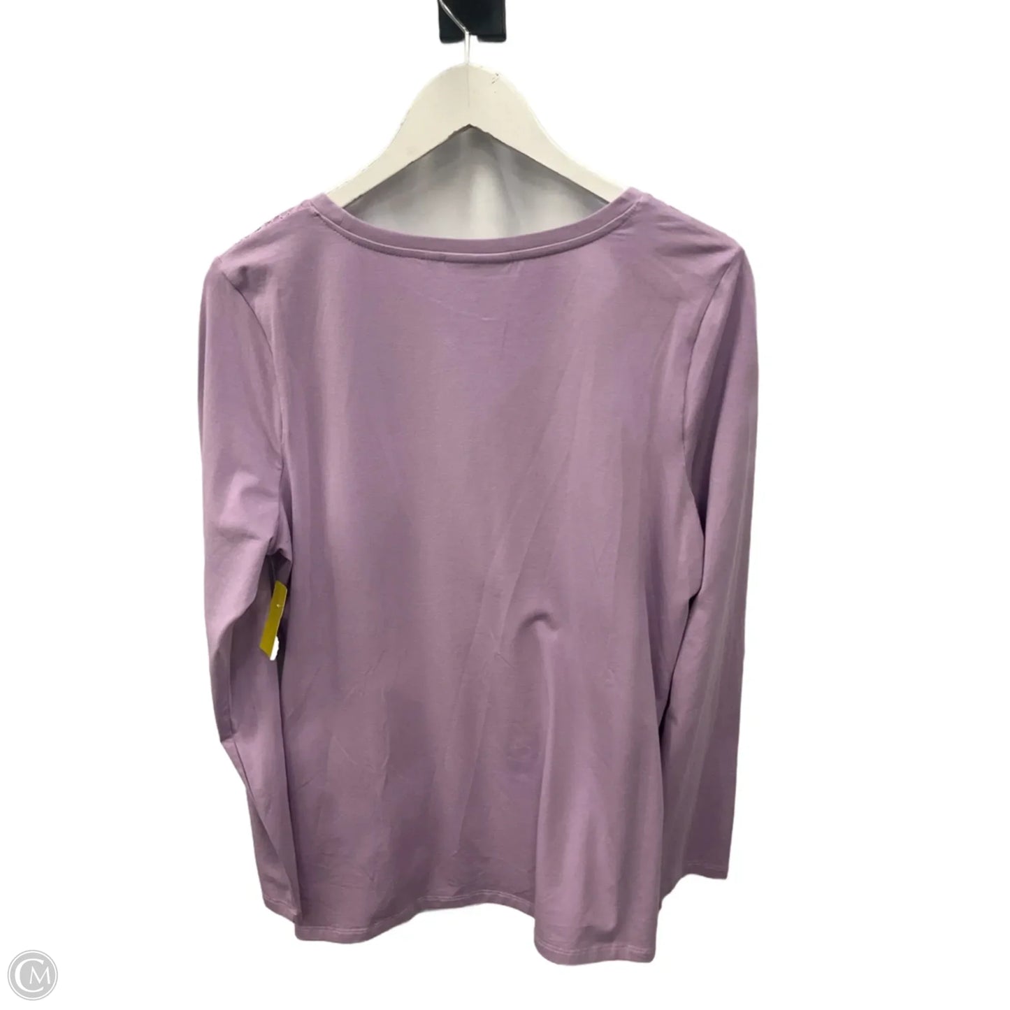 Top Long Sleeve By Chicos In Purple, Size: L