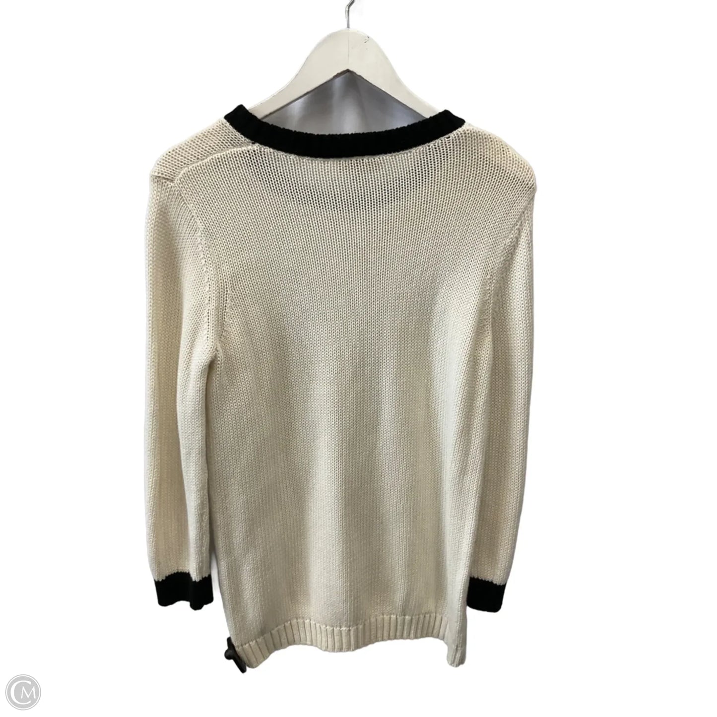 Sweater By Loft In Cream, Size: L