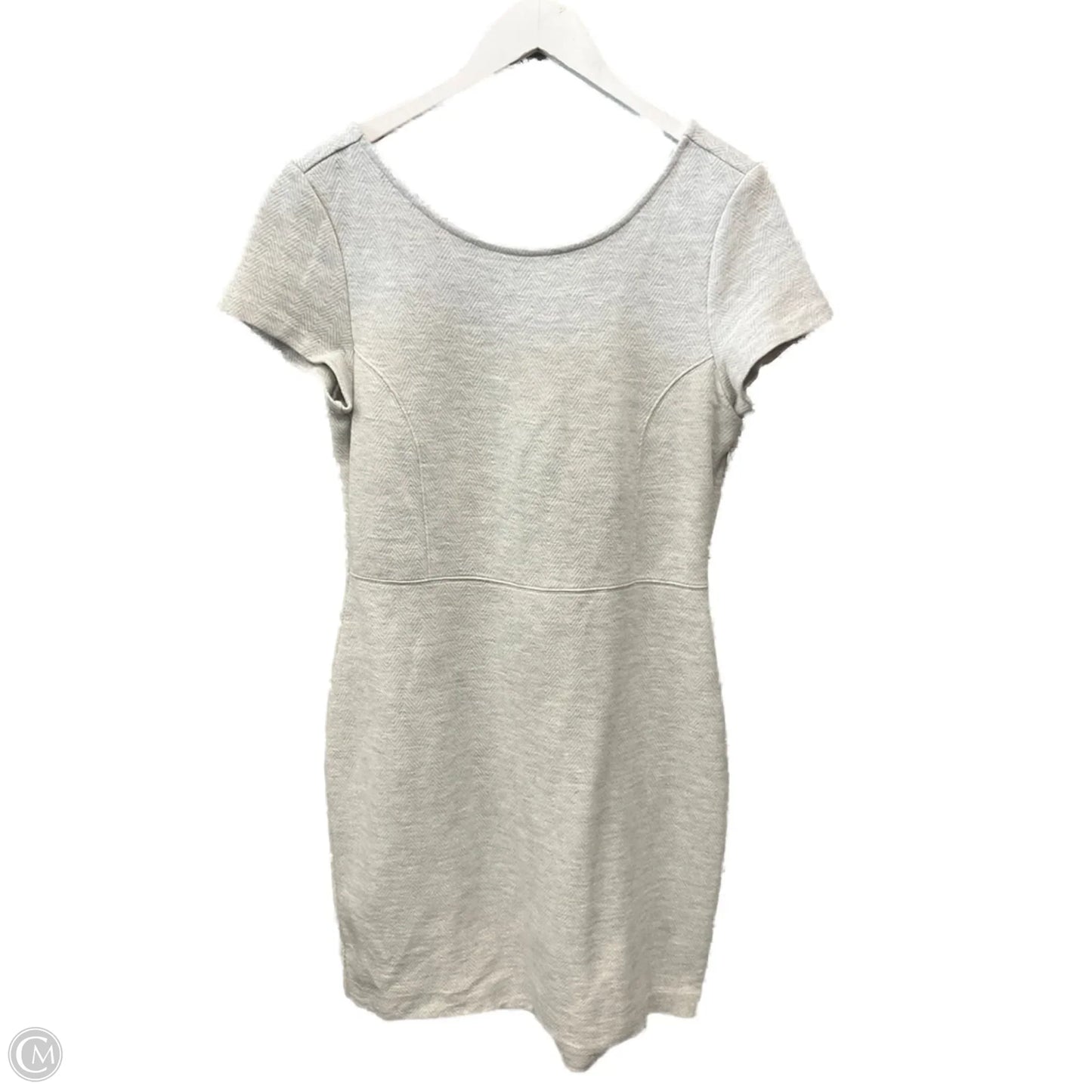 Dress Casual Midi By Banana Republic In Grey, Size: M
