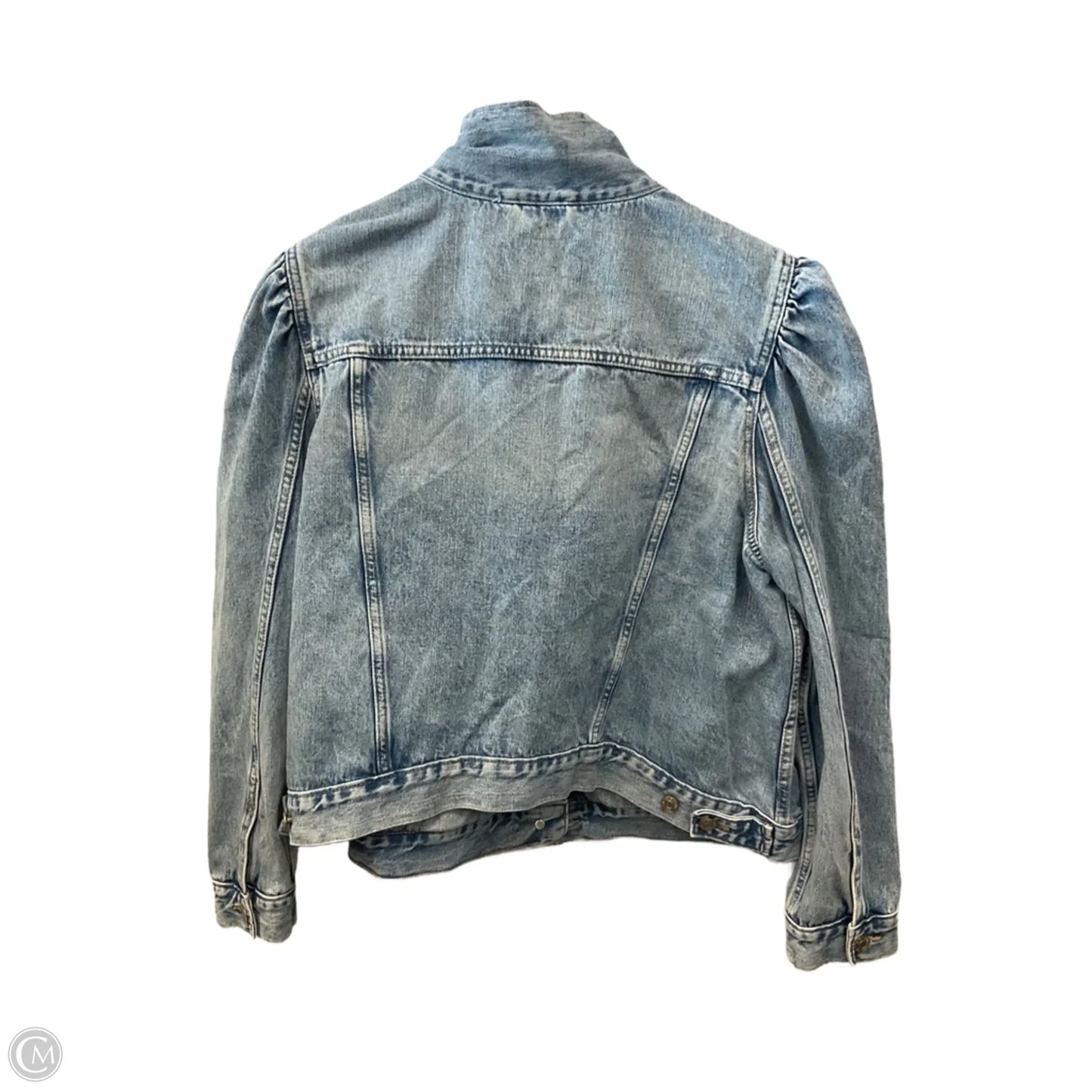Jacket Denim By Gap In Blue Denim, Size: Xxl