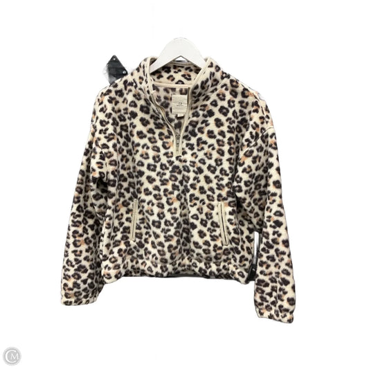 Sweatshirt Collar By Thread And Supply In Animal Print, Size: Xs