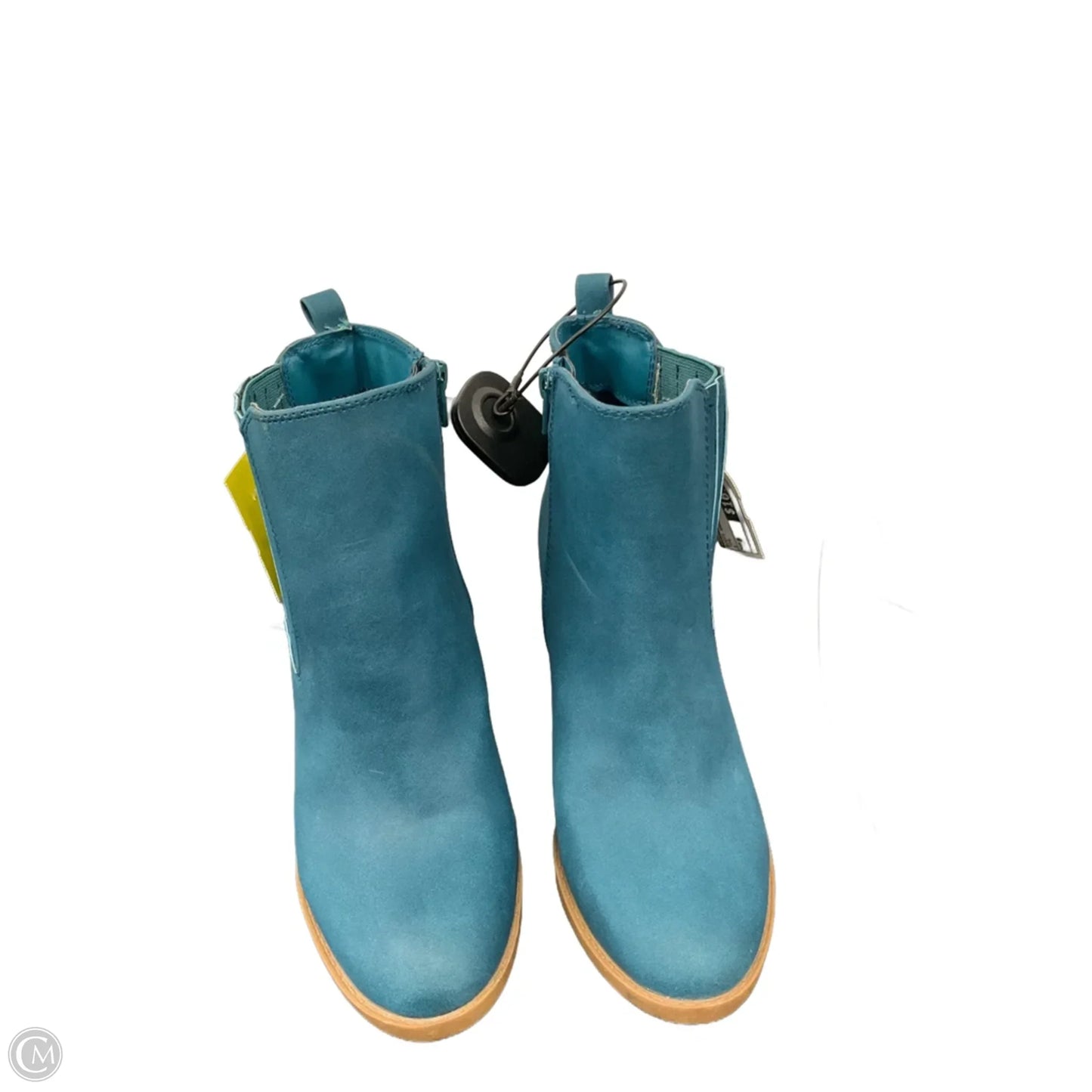 Boots Ankle Heels By Serra In Teal, Size: 9