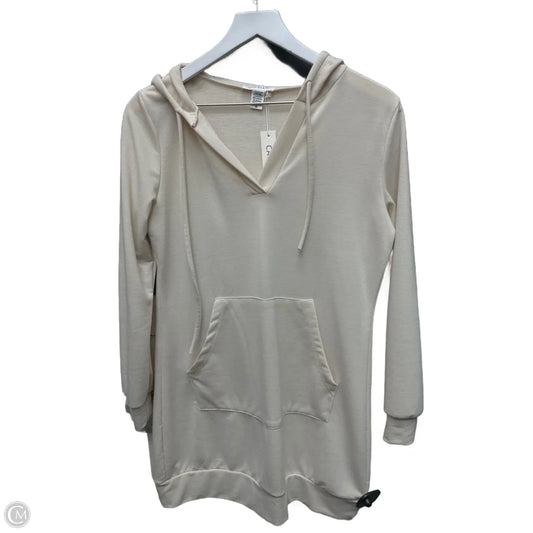Tunic Long Sleeve By Clothes Mentor In Cream, Size: S